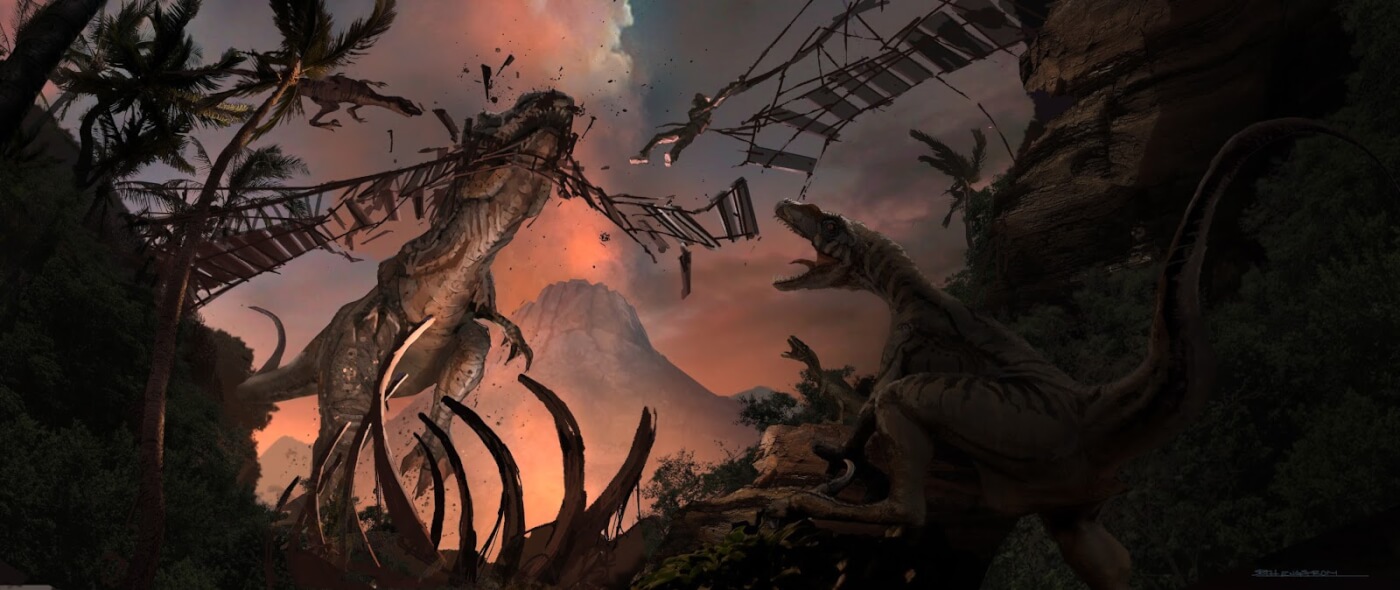 New Jurassic World concept art paints a very different picture!