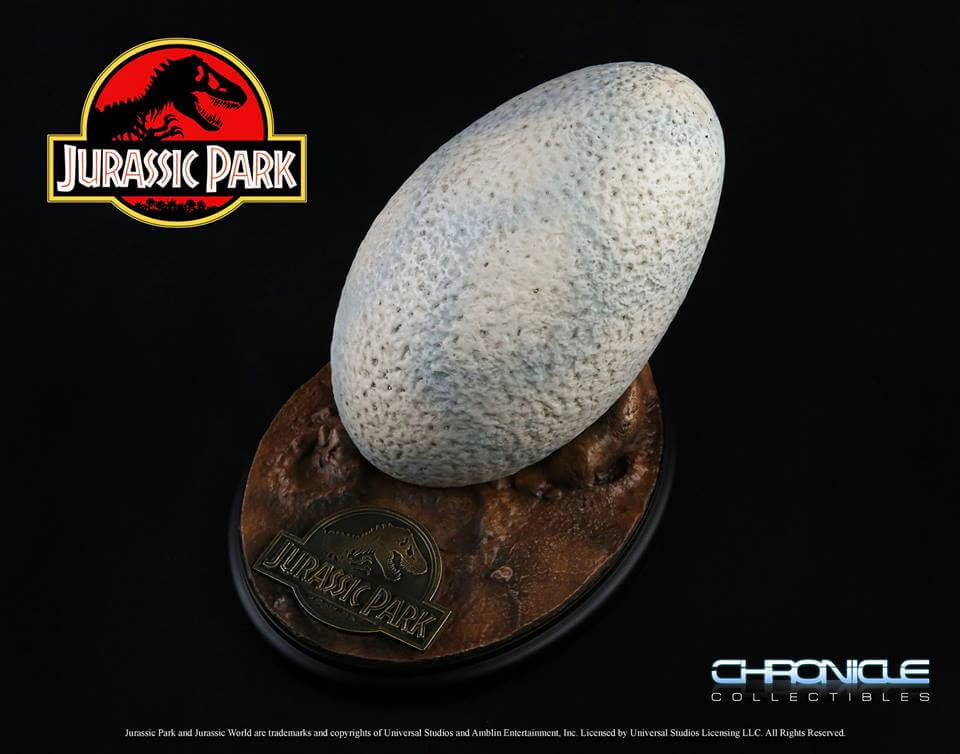 Jurassic Park Raptor Egg 1:1 Prop Replica Available For Pre-Order On June 9th!