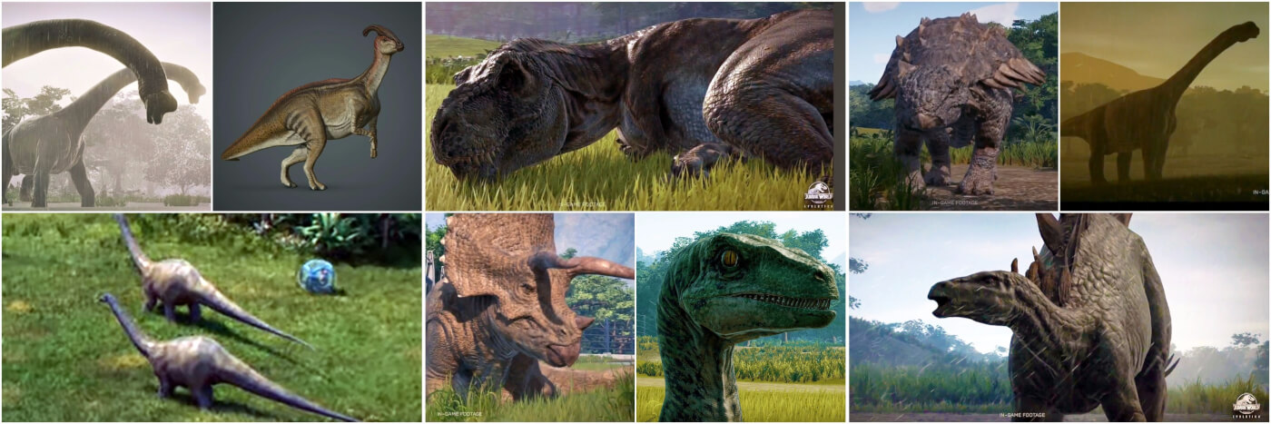 All the Dinosaurs Revealed in Jurassic World Evolution So Far