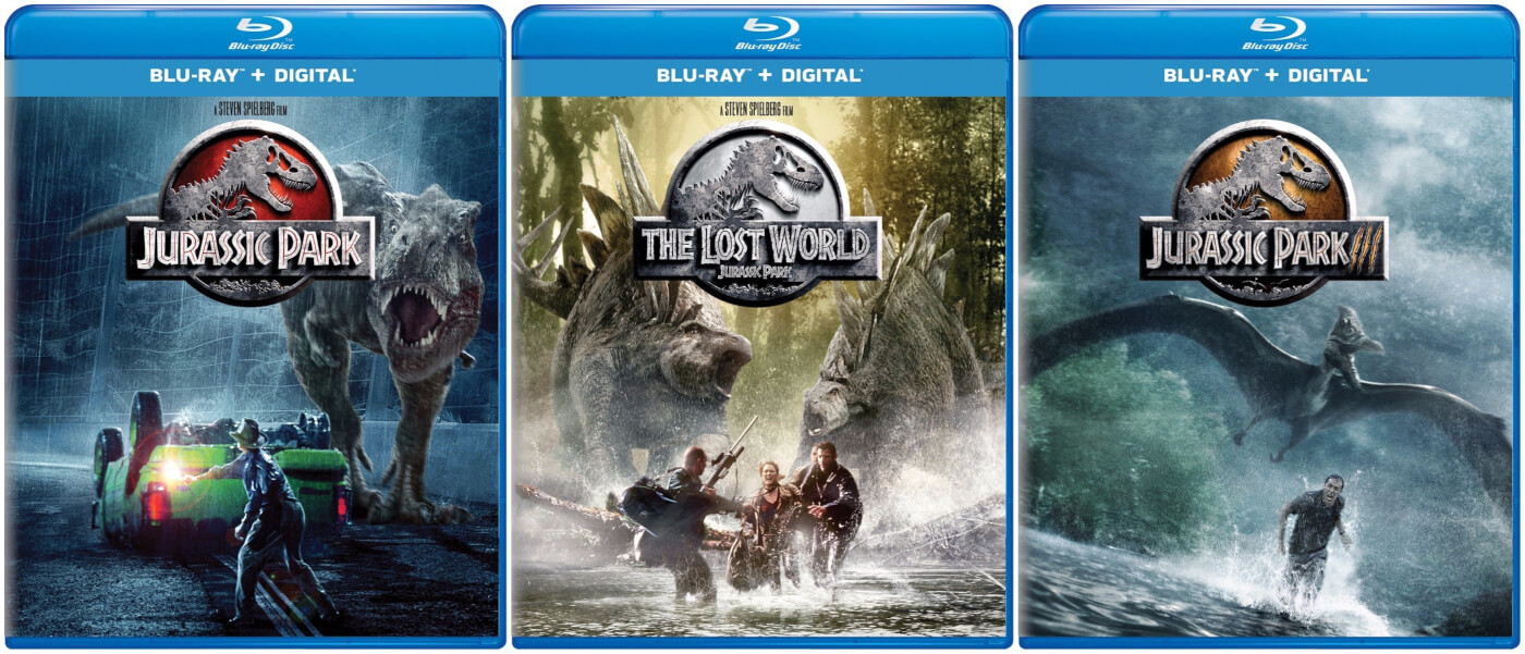 The Jurassic Park Trilogy is Getting New Blu Ray Covers So Bad We Thought They Were Fake