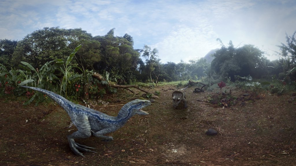 ‘Jurassic World Fallen Kingdom’ Vr Experience Following Blue Surviving