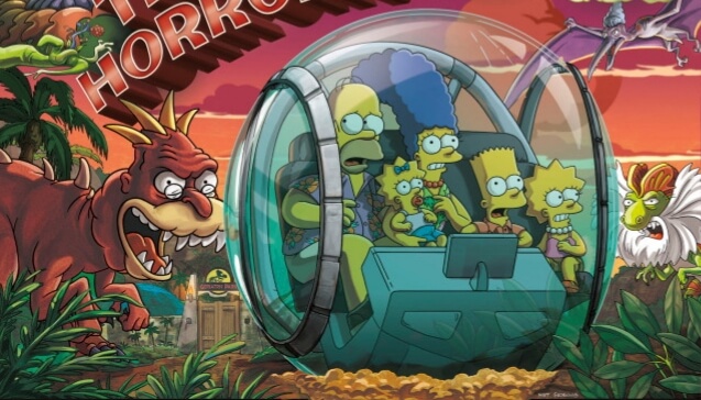 The Simpsons Halloween episode to spoof Jurassic World