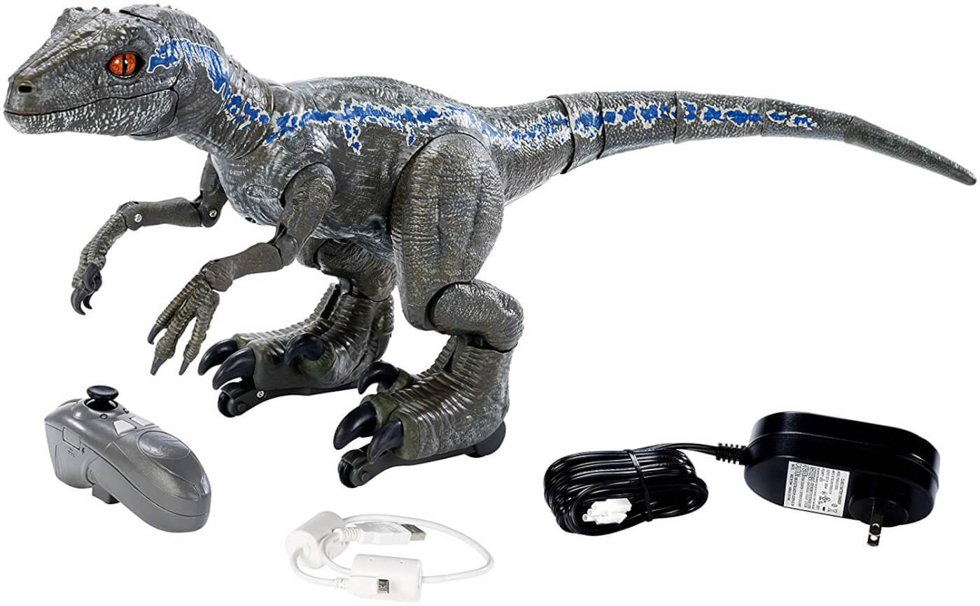 Mattel Announce Incredible Jurassic World Interactive and Trainable Velociraptor Blue Animatronic Toy!