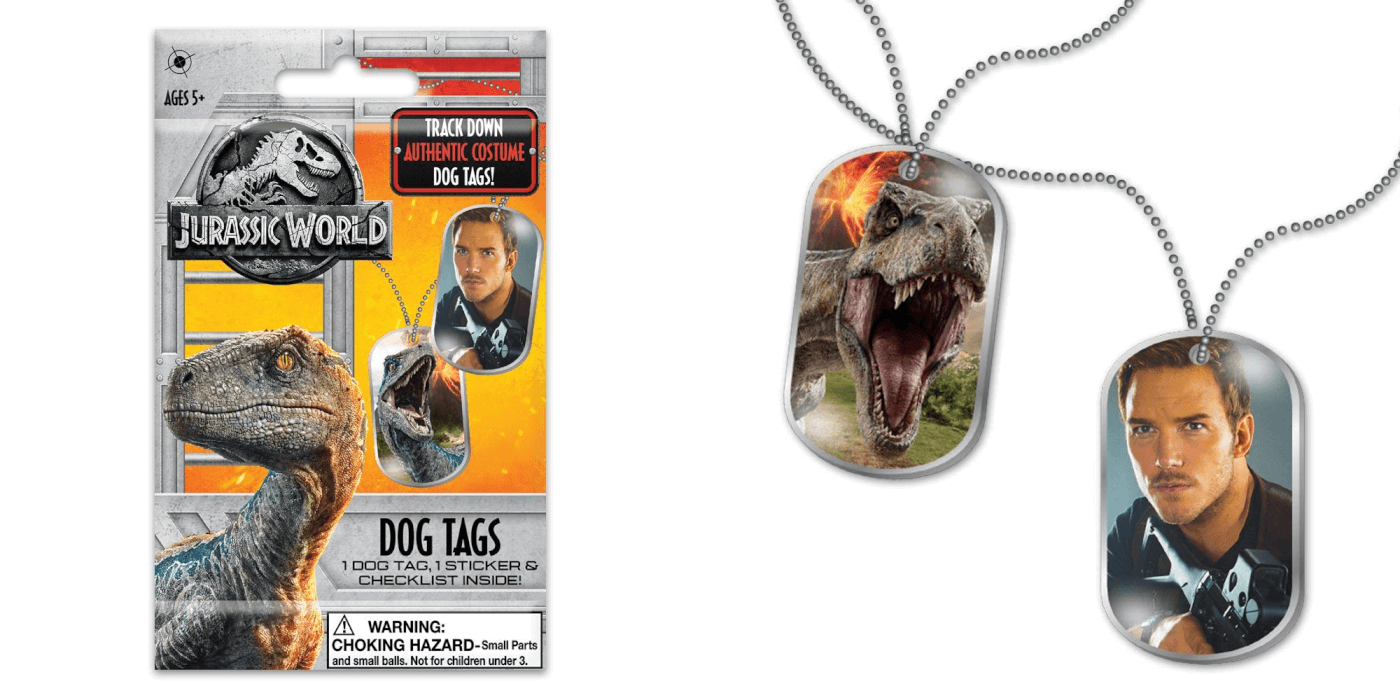 Jurassic World: Fallen Kingdom Dog Tags, Keychains, and Trading Cards from Bullitoys Are Here!