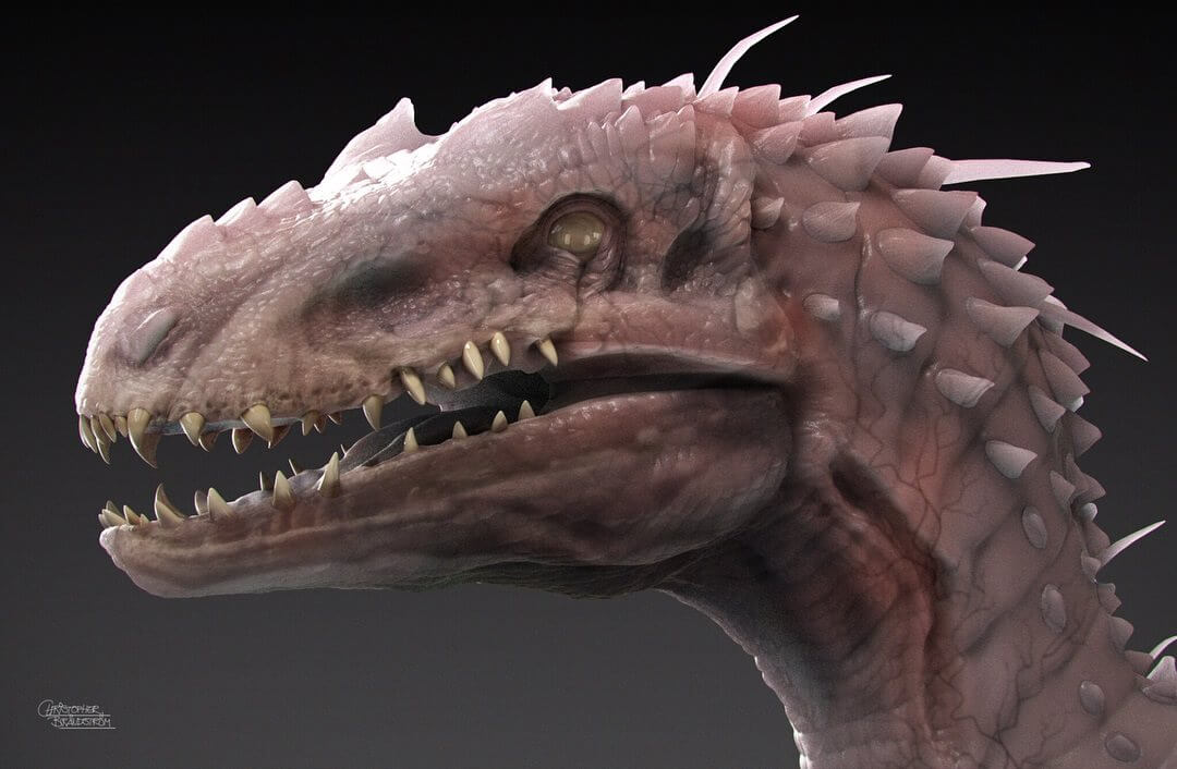 indoraptor white