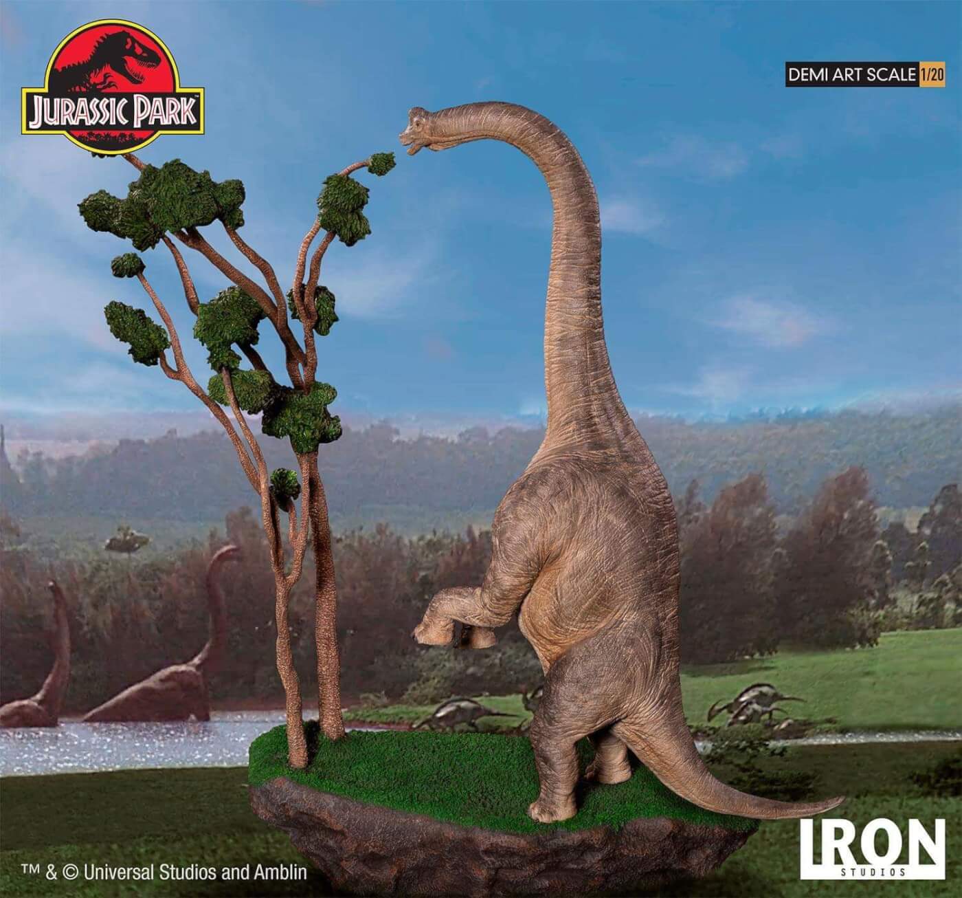 iron studios brachiosaurus