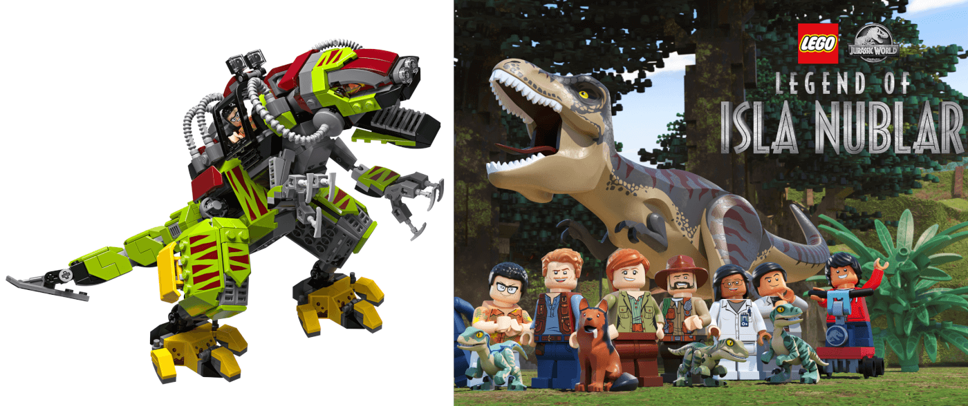 Rock-A-Bye T-Rex  LEGO JURASSIC WORLD: LEGEND OF ISLA NUBLAR 