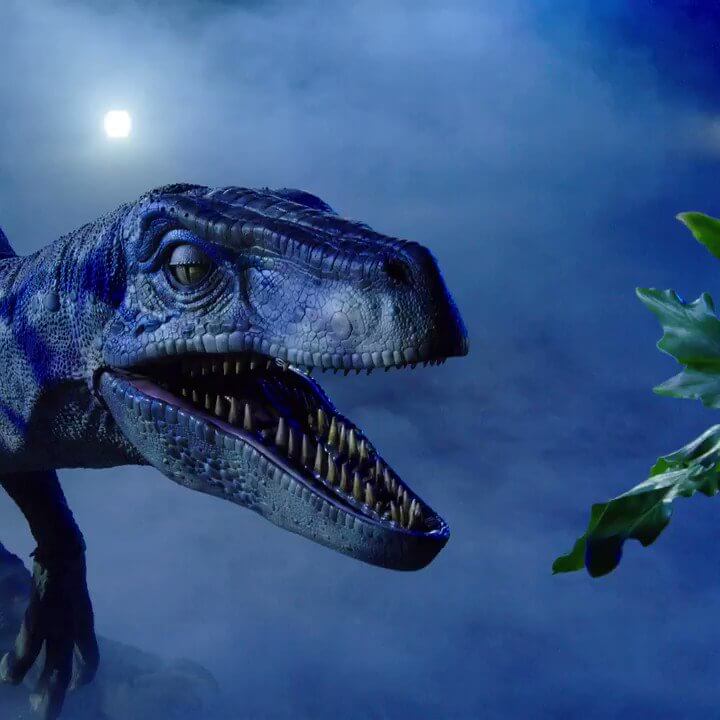 First look at Blue from the Jurassic World Live Tour!