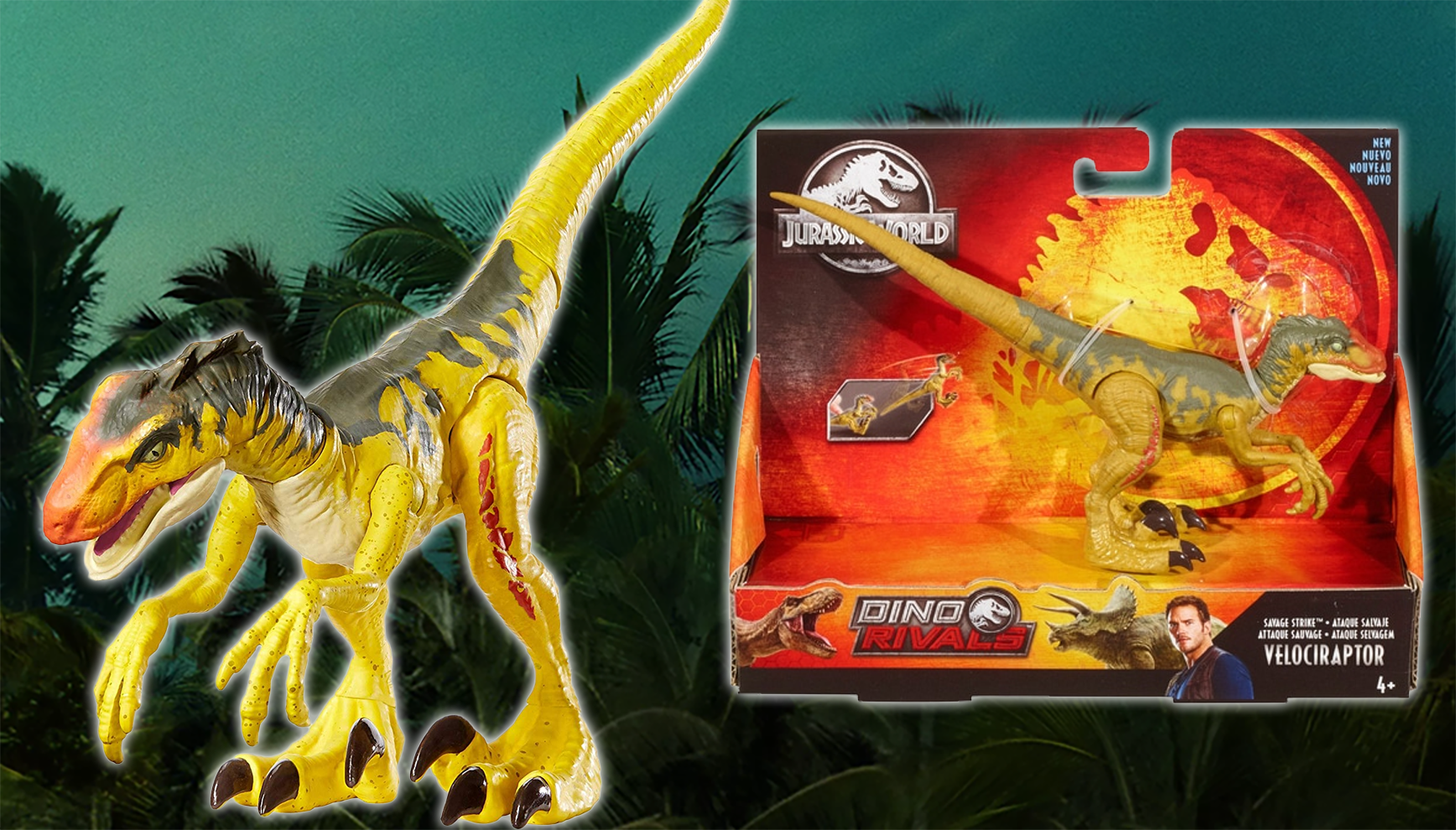 Dinosaur king velociraptor