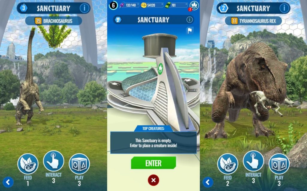 ‘jurassic World Alive’ Expands With Exciting New Sanctuaries Update 