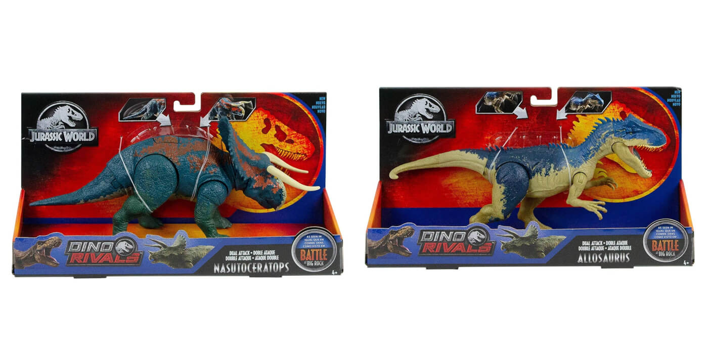 Jurassic world battle at big store rock toys