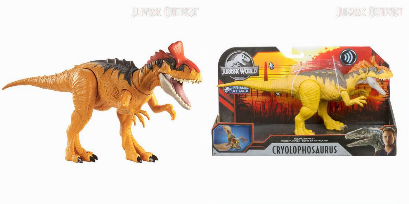 Mattel Jurassic World Park Sound Strike Cryolophosaurus Camp Cretaceous for sale online
