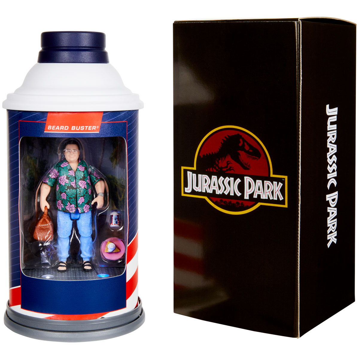 Jurassic Park Barbasol Dennis Nedry Action Figure 2020 Convention Exclusive 