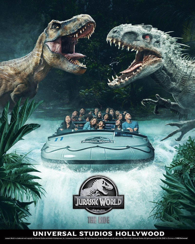 Jurassic World – The Ride opens with new dinos at Universal