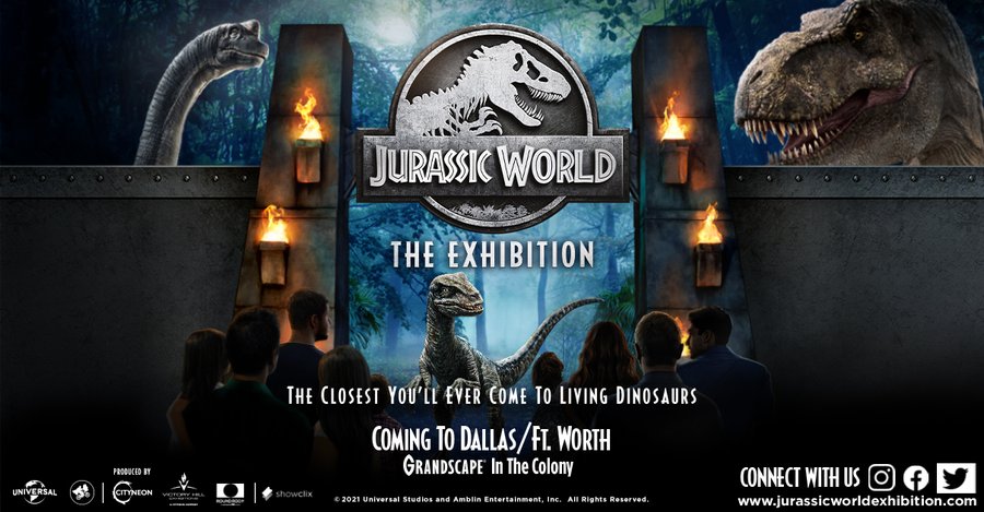 Jurassic World: The Exhibition Brings Its Worldwide Tour Back to North America!