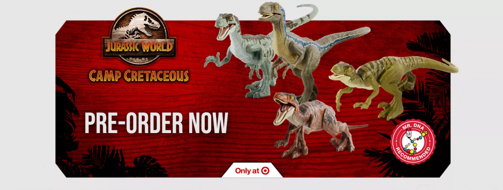 Check Out This Camp Cretaceous RAPTOR SQUAD 4-Pack Featured in