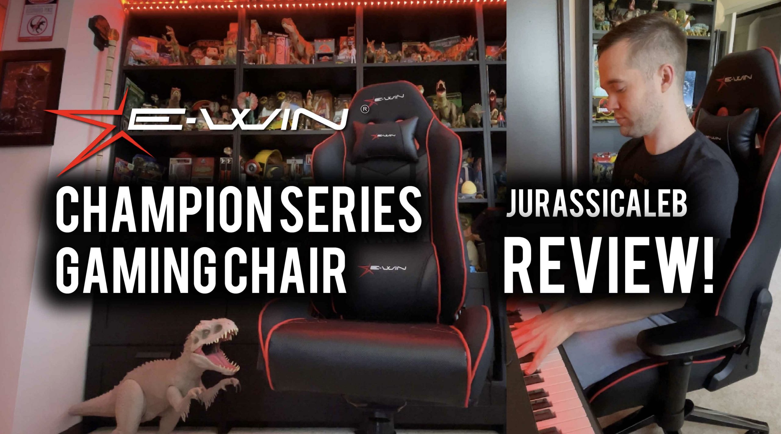 E-Win Champion Series Gaming Chair – JurassiCaleb Review!