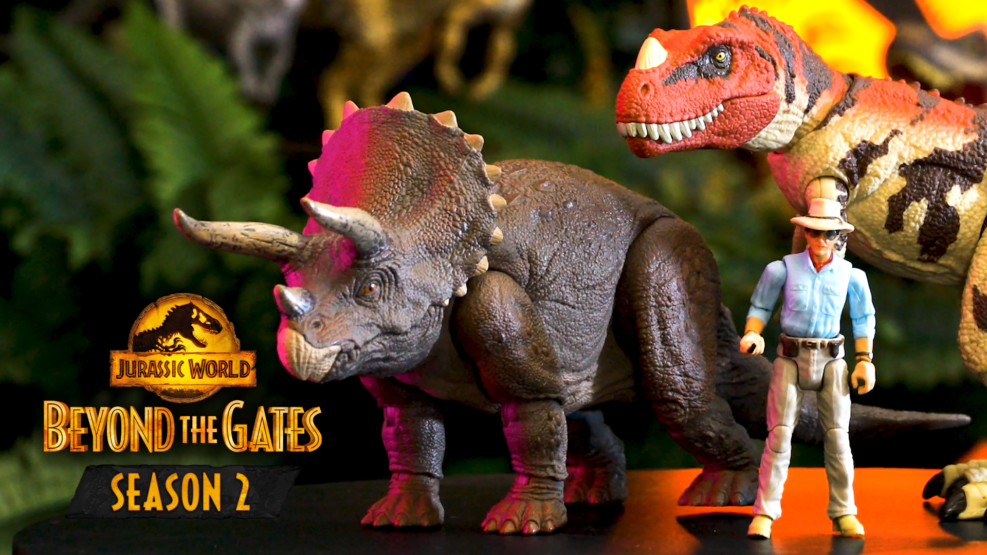 New Hammond Collection Drops in Beyond The Gates Episode 5: Dr. Alan Grant, Ceratosaurus & Triceratops
