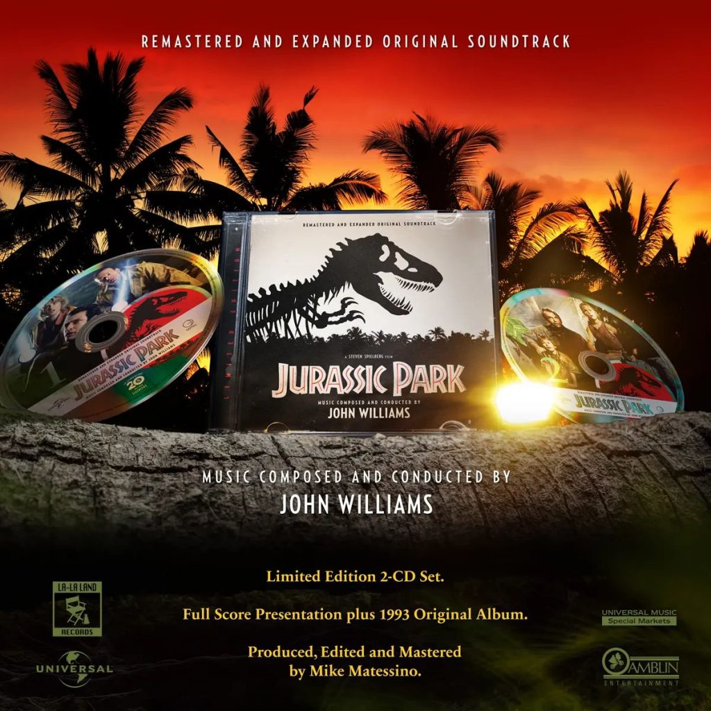 Jurassic Park' Soundtrack By John Williams Gets A New 2-CD Release 