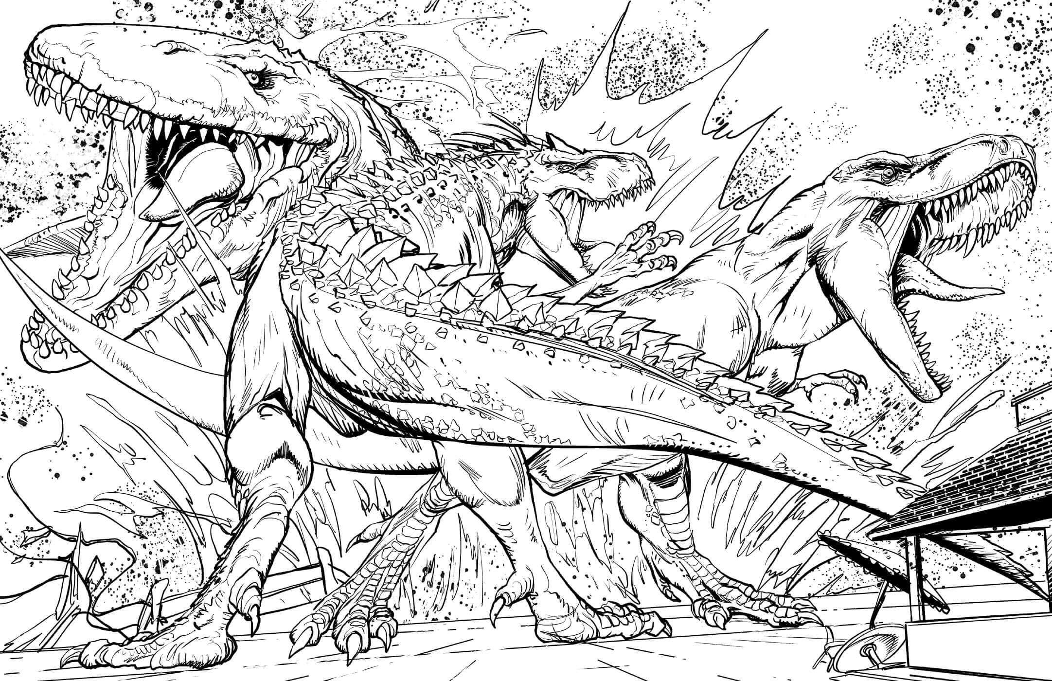 New ‘Jurassic World’ Coloring Book Releasing In October!
