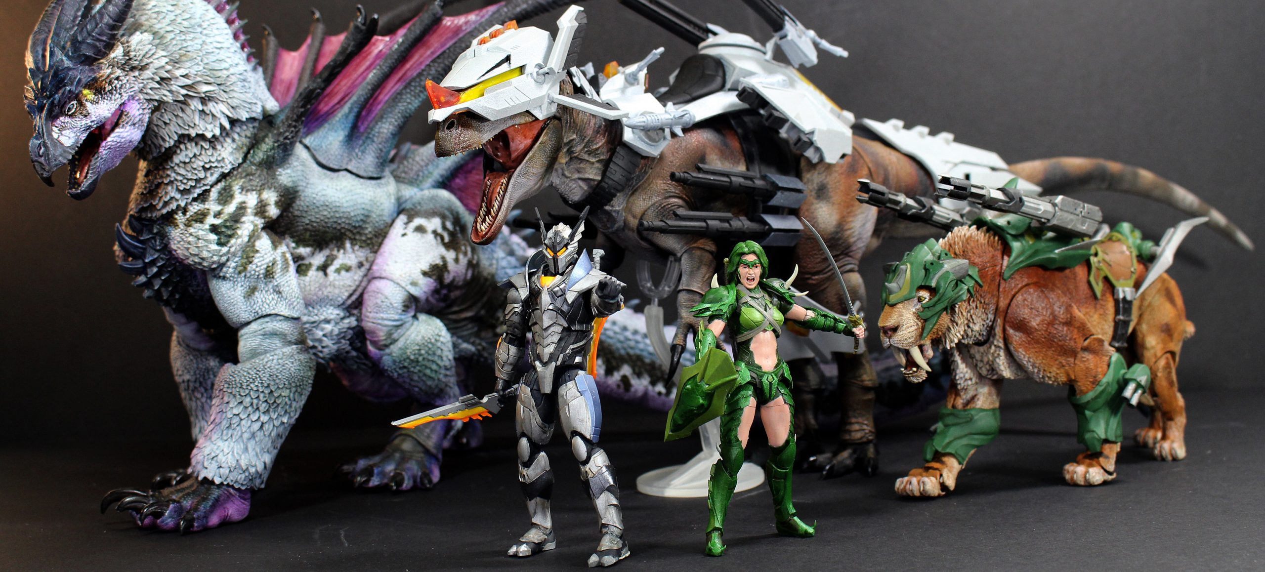 ‘Beasts of the Mesozoic’ Creator Launches CYBERZOIC – Sci Fi Dinosaur and Dragon Action Figures with Kickstarter Campaign